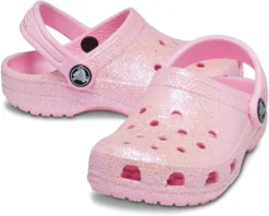 Crocs Kids Classic Glitter Clog (Toddler)