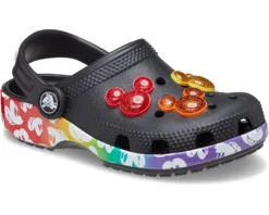 Crocs Kids Classic Disney Rainbow Clog (Toddler)