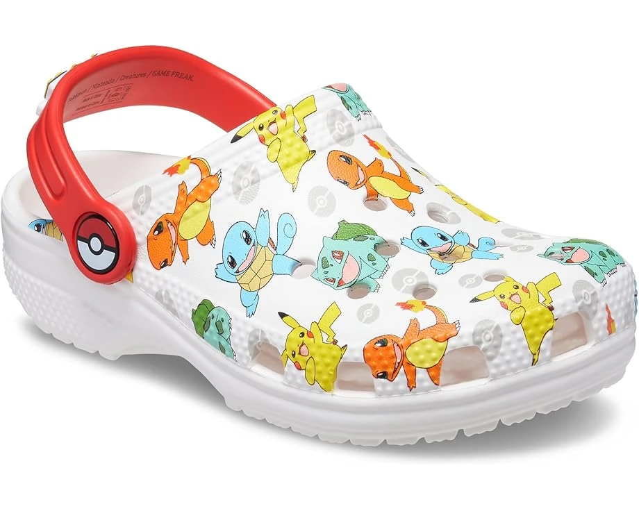 Crocs Kids Classic Pokemon Clog (Little Kid/Big Kid)