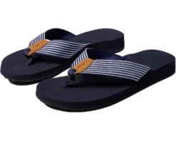 L.L.Bean Classic Maine Isle Flip-Flop 3 Woven Print