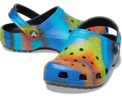 Crocs Kids Classic Tie-Dye Graphic Clog (Little Kid/Big Kid)
